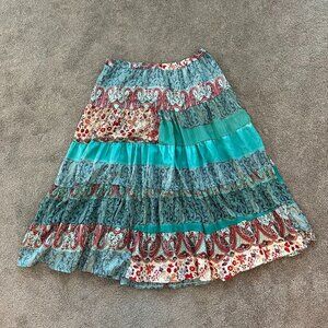Patchwork Boho Skirt